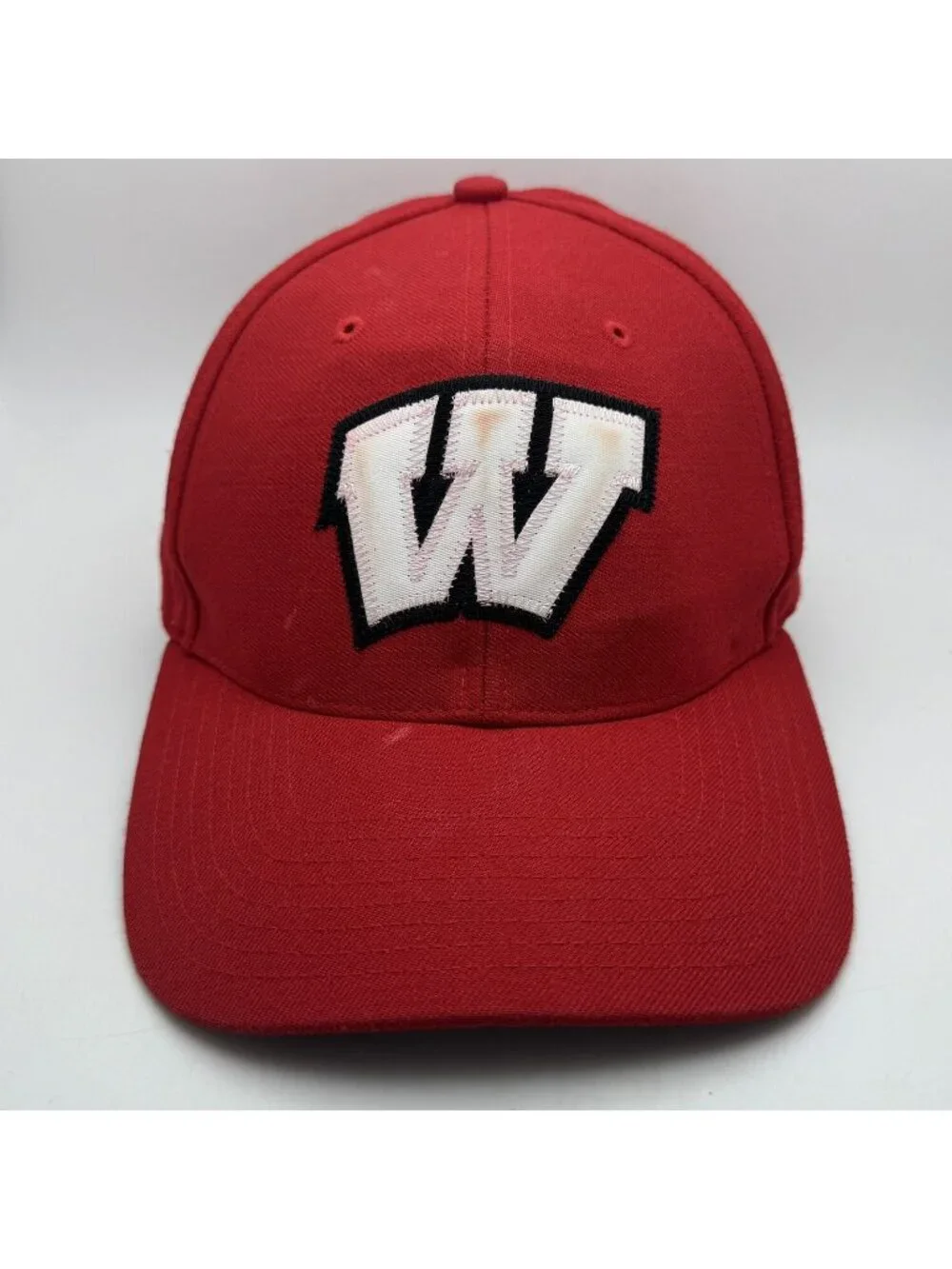 University of Wisconsin Badgers Baseball Cap Hat Richardson Pro Model 514 Red